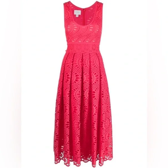 Giambattista Valli | Dresses | 223 Giambattista Valli Openknit Midi Dress  Size 42us S | Poshmark
